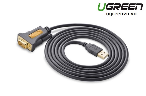 Cáp USB to Com dài 1m chính hãng Ugreen 20210 cao cấp